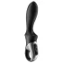 Satisfyer Heat Climax - analni vibrator z ogrevanjem, ki ga upravlja aplikacija (črn)