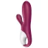 Satisfyer Hot Bunny - z aplikacijo upravljan grelni vibrator z ušesci za klitoris (rdeč)