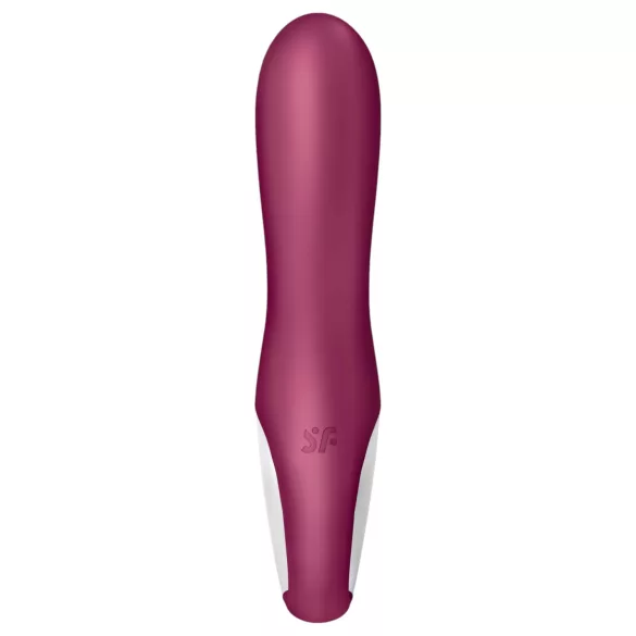 Satisfyer Hot Bunny - z aplikacijo upravljan grelni vibrator z ušesci za klitoris (rdeč)