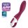 Satisfyer Heated Thrill - vibrirajoči stimulator s segrevanjem - rdeč