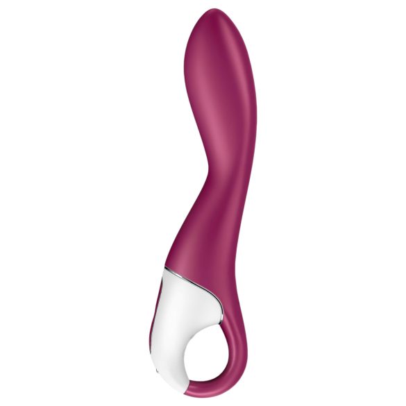 Satisfyer Heated Thrill - vibrirajoči stimulator s segrevanjem - rdeč