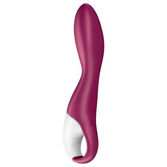 Satisfyer Heated Thrill - vibrirajoči stimulator s segrevanjem - rdeč