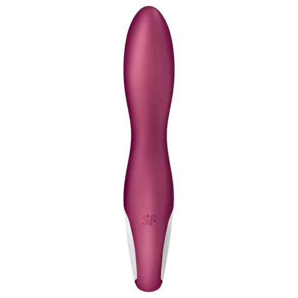 Satisfyer Heated Thrill - vibrirajoči stimulator s segrevanjem - rdeč