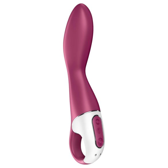 Satisfyer Heated Thrill - vibrirajoči stimulator s segrevanjem - rdeč