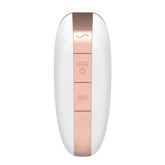 Satisfyer Love Triangle - pametni vodoodporni vibrator za klitoris z možnostjo polnjenja (bela)