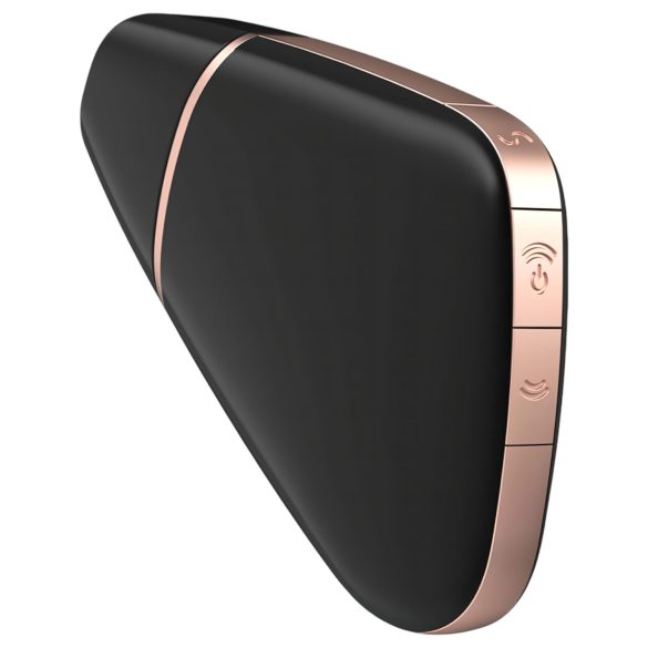 Satisfyer Love Triangle - pametni stimulator klitorisa z zračnimi valovi - črna