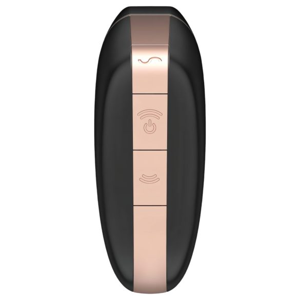 Satisfyer Love Triangle - pametni stimulator klitorisa z zračnimi valovi - črna