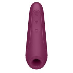   Satisfyer Curvy 1+ - pametni, vodoodporni klitorisni vibrator z možnostjo polnjenja (roza rdeča)