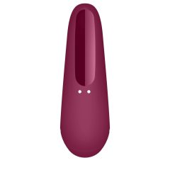   Satisfyer Curvy 1+ - pametni, vodoodporni klitorisni vibrator z možnostjo polnjenja (roza rdeča)