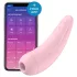 Satisfyer Curvy 2+ - stimulator klitorisa na zračne valove - roza