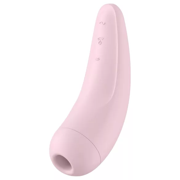 Satisfyer Curvy 2+ - stimulator klitorisa na zračne valove - roza