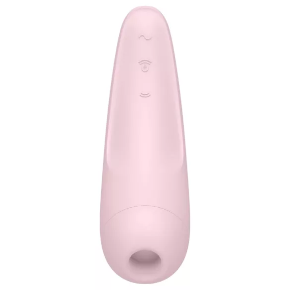 Satisfyer Curvy 2+ - stimulator klitorisa na zračne valove - roza
