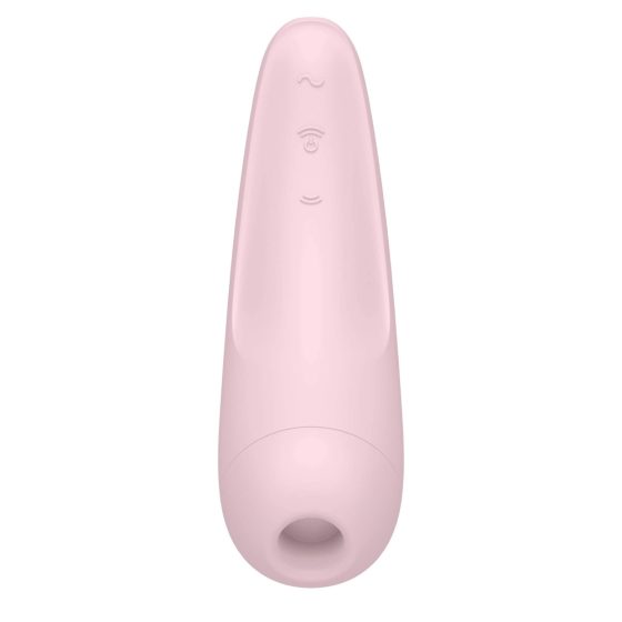 Satisfyer Curvy 2+ - pametni, vodoodporni klitorisni vibrator z možnostjo polnjenja (roza)