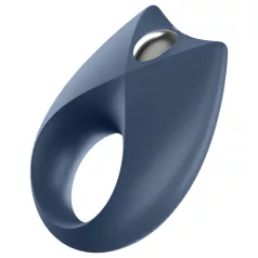   Satisfyer Royal One - aplikacijsko voden vibracijski obroček za penis za moške (moder)