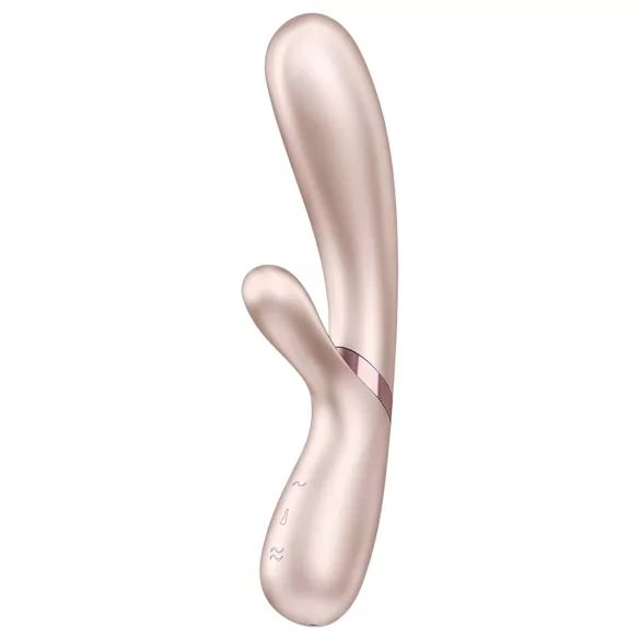 Satisfyer Hot Lover - vibratorski stimulator - nastavljiva toplota - srebrna