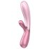 Satisfyer - vibracijski stimulator za ženske - ogrevan - roza