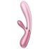 Satisfyer - vibracijski stimulator za ženske - ogrevan - roza