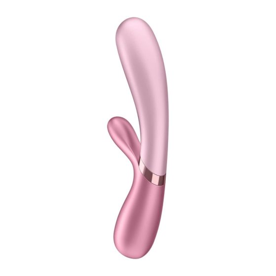 Satisfyer Hot Lover - pametni ogrevani vibrator za polnjenje (roza)