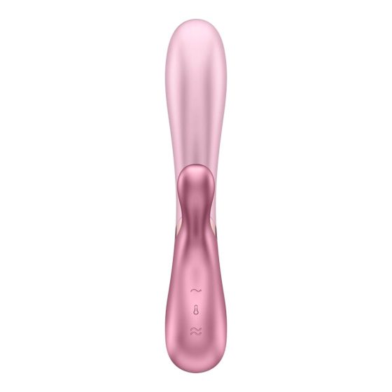 Satisfyer Hot Lover - pametni ogrevani vibrator za polnjenje (roza)