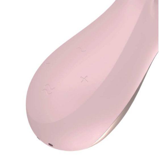 Satisfyer Mono Flex - pametni vodoodporni vibrator za polnjenje (svetlo roza)