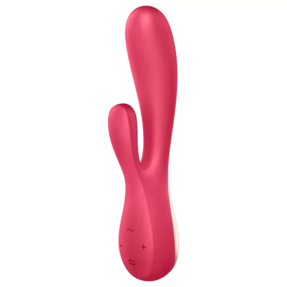 Satisfyer Mono Flex - vibrator za par - vodoodporen silikon rdeč