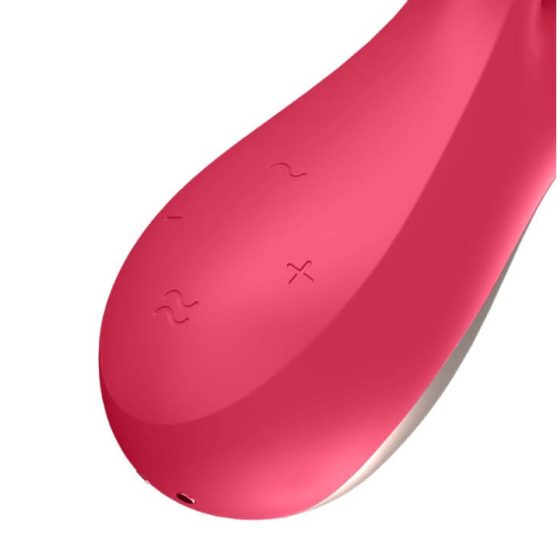Satisfyer Mono Flex - pametni vodoodporni vibrator za polnjenje (rdeča)