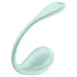 Satisfyer Smooth Petal - vibracijsko jajce - pametno upravljanje - zelena