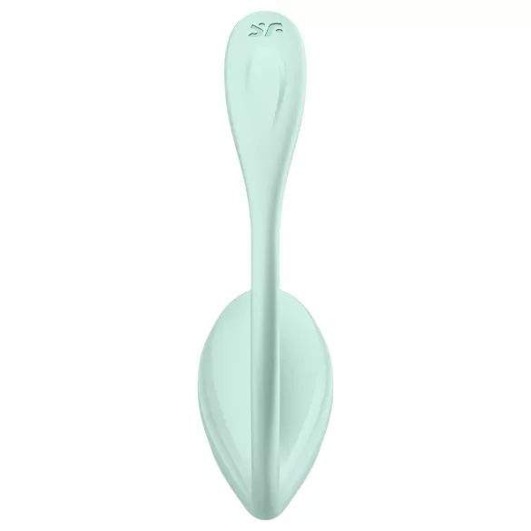Satisfyer Smooth Petal - vibracijsko jajce - pametno upravljanje - zelena