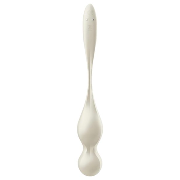 Satisfyer Love Birds 1 - pametna vibracijska kroglica (bela)