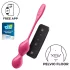 Satisfyer Love Birds 2 - aplikacijsko vodena vibracijska gejšina kroglica (roza)