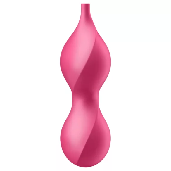 Satisfyer Love Birds 2 - aplikacijsko vodena vibracijska gejšina kroglica (roza)