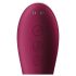 Satisfyer Dual Crush - vibrator za vagino in klitoris - akumulatorski - rdeč