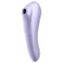 Satisfyer Dual Pleasure - vibrator in stimulator klitorisa - 2v1, lila