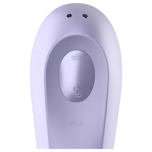 Satisfyer Dual Pleasure - vibrator in stimulator klitorisa - 2v1, lila