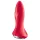 Satisfyer - analni vibrator z vrtljivimi kroglicami - silikonski, rdeč