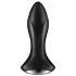 Satisfyer Rotator Plug 1 - analni vibrator z zrncami - črna