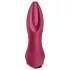 Satisfyer - analni vibrator z vrtljivimi kroglicami - polnilni - rdeč