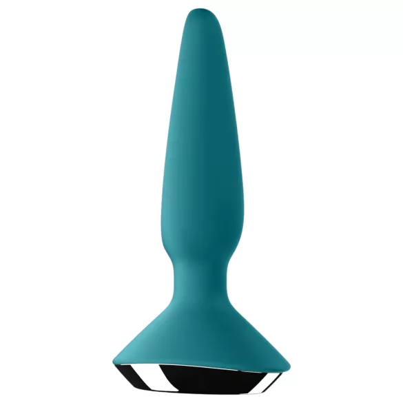 Satisfyer Plug-ilicious 1 - aplikacijsko voden analni vibrator (zelen)