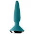 Satisfyer Plug-ilicious 1 - aplikacijsko voden analni vibrator (zelen)