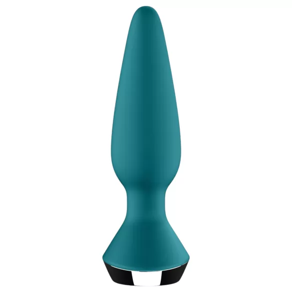 Satisfyer Plug-ilicious 1 - aplikacijsko voden analni vibrator (zelen)