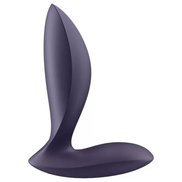 Satisfyer Power Plug - analni vibrator - pametni nadzor - vijolična