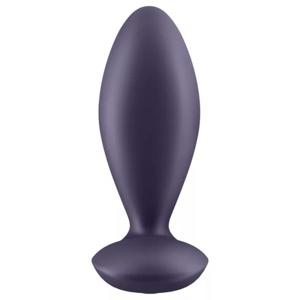 Satisfyer Power Plug - analni vibrator - pametni nadzor - vijolična