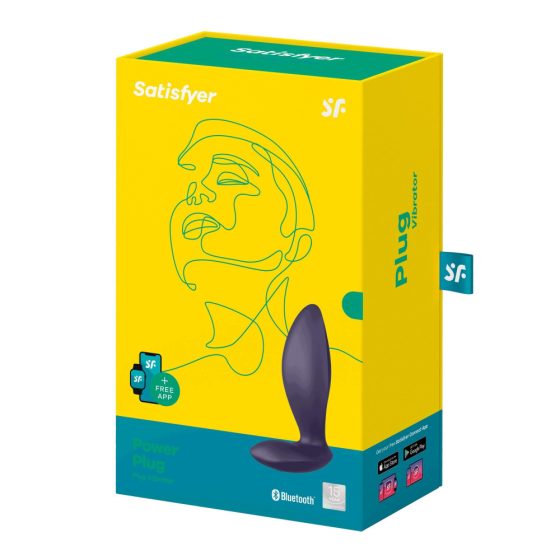 Satisfyer Power Plug - pametni analni vibrator za polnjenje (vijolična)