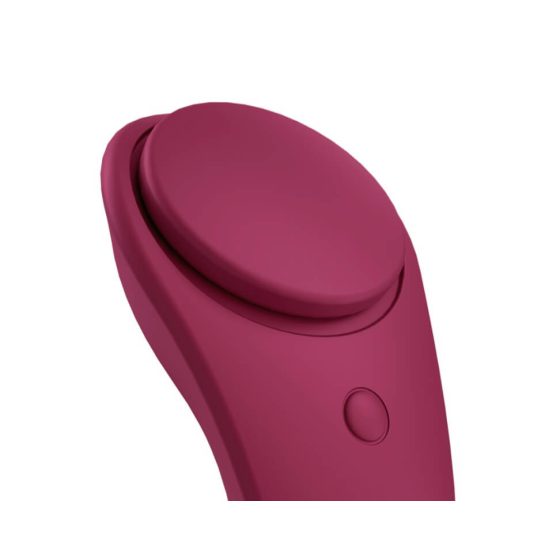 Satisfyer Sexy Secret - pametni, polnilni, vodoodporni klitorisni vibrator (bordo)