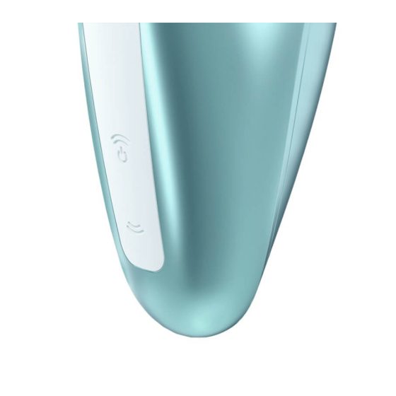 Satisfyer Love Breeze - vodoodporni klitorisni vibrator z možnostjo polnjenja (ledeno modra)