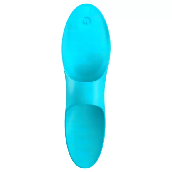 Satisfyer - prstni vibrator - vodoodporen, akumulatorski - turkizna