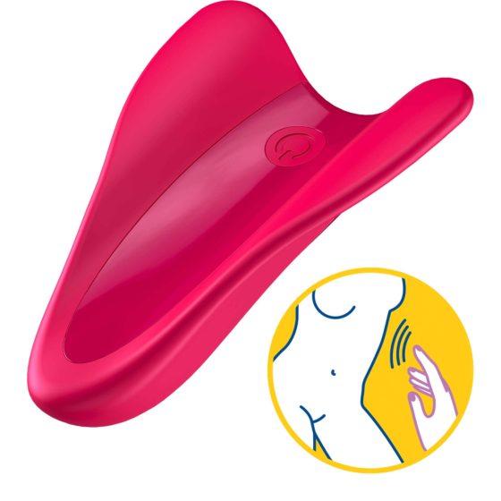 Satisfyer High Fly - Vodoodporni klitorisni vibrator na baterije (magenta)