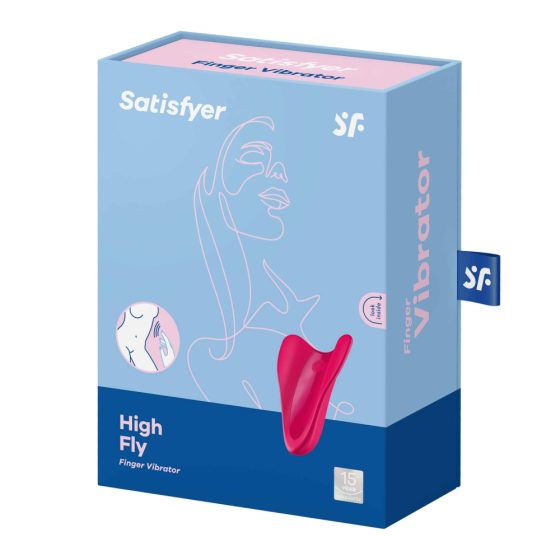 Satisfyer High Fly - Vodoodporni klitorisni vibrator na baterije (magenta)