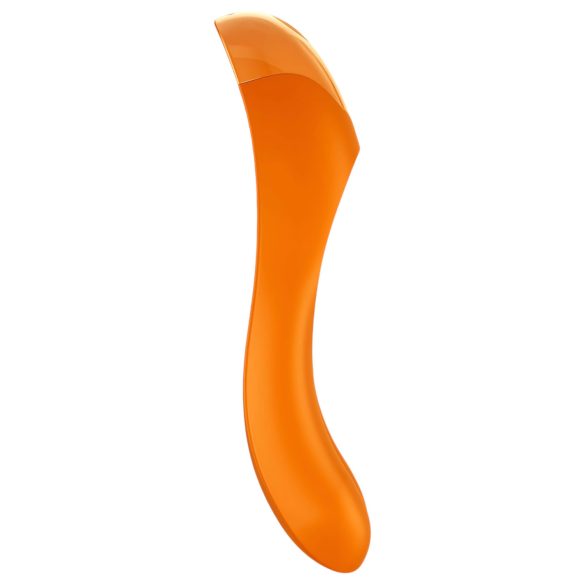 Satisfyer Candy Cane - akumulatorski, vodoodporni vibrator dvojne veje (oranžen)