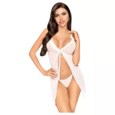   Penthouse - babydoll in tanga - prosojno perilo - bela - L/XL